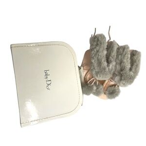 Baby Dior Pink Grey Booties 🤍